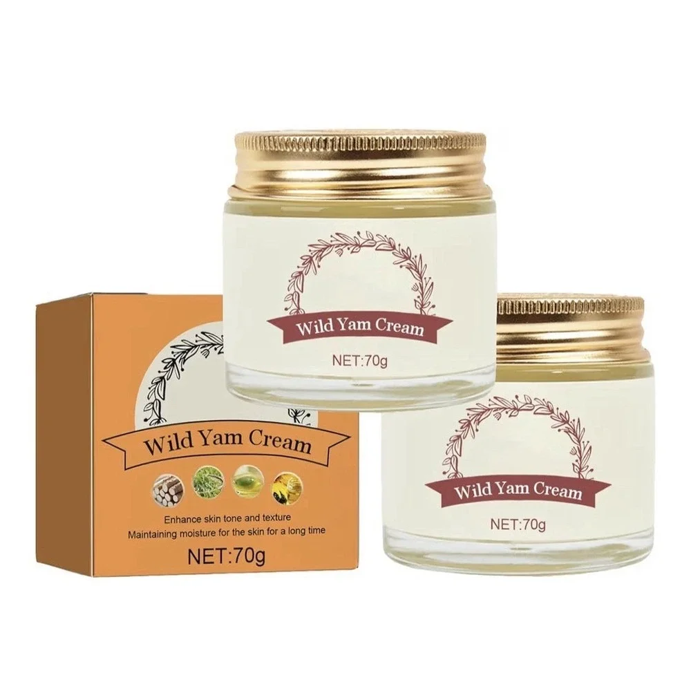 Wild Yam Cream, Moisturizes Enhances Skin‎ Tone & Texture 70g/2.47 Oz New/Sealed